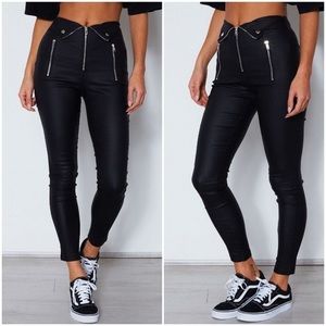 White Fox Straight Talk Pants